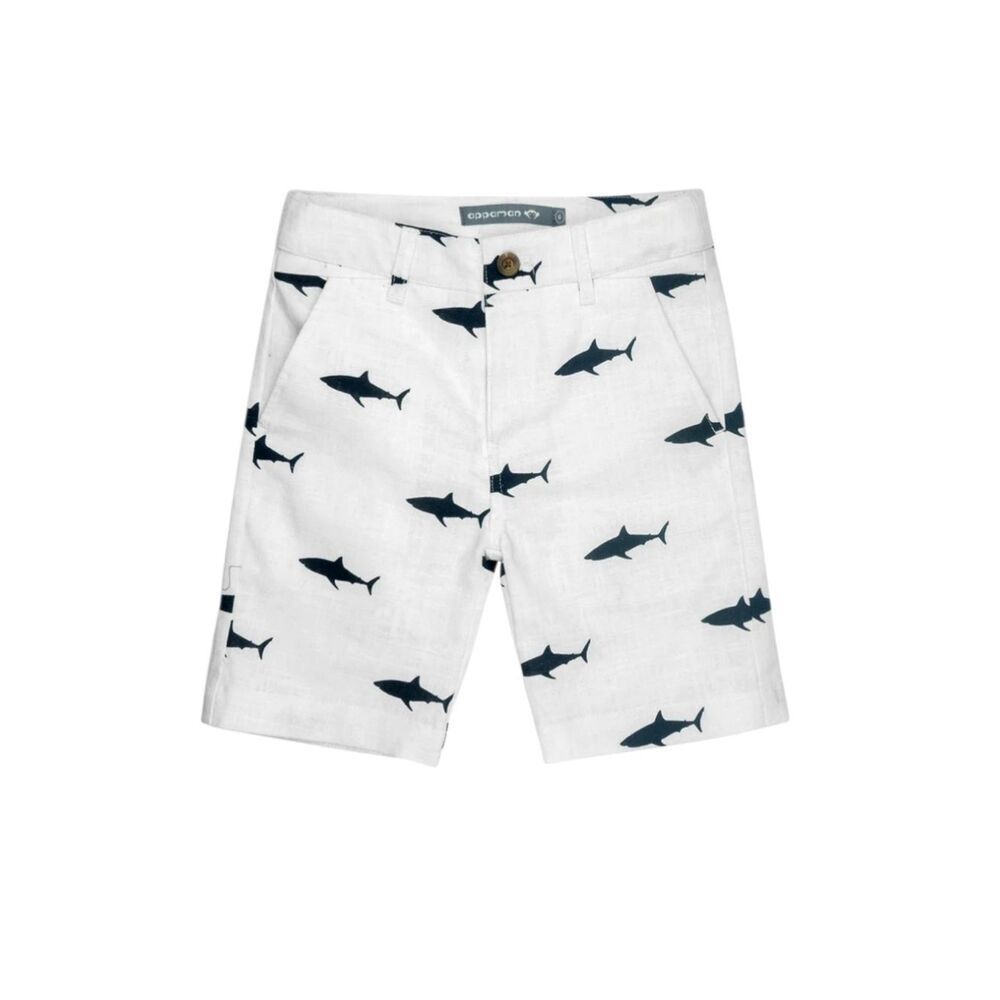 Appaman Great White Trouser Short Linen Blend NEW